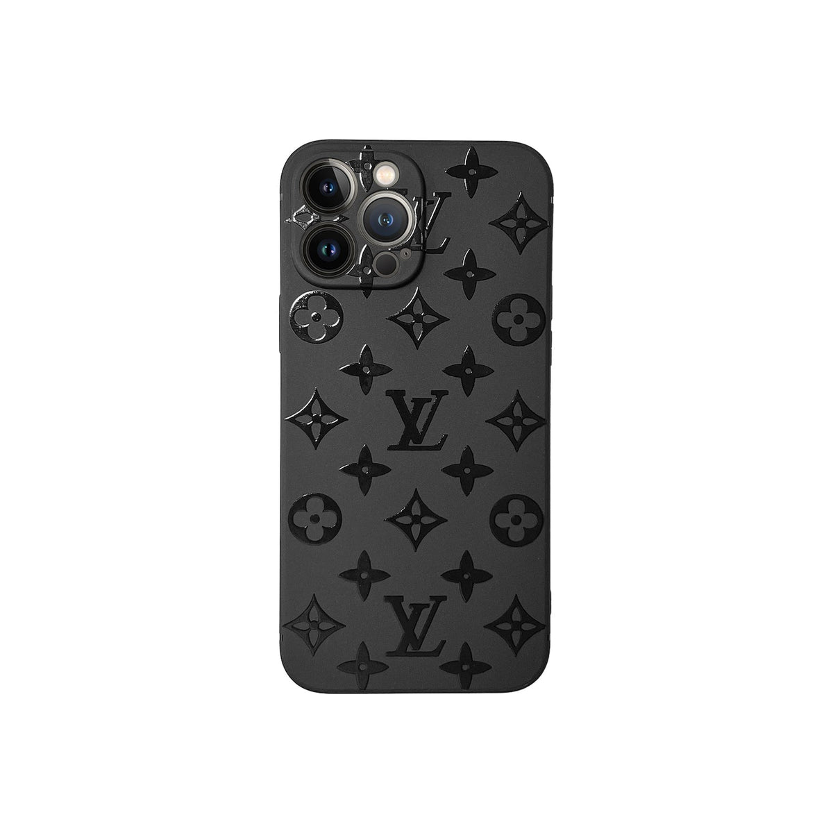 Black LV iPhone Case